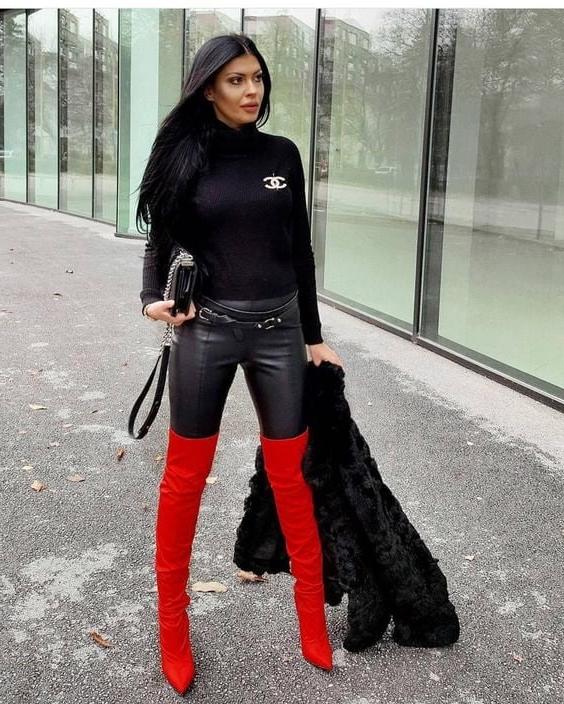 25P Black Leather Pants 8 - by Redbull18