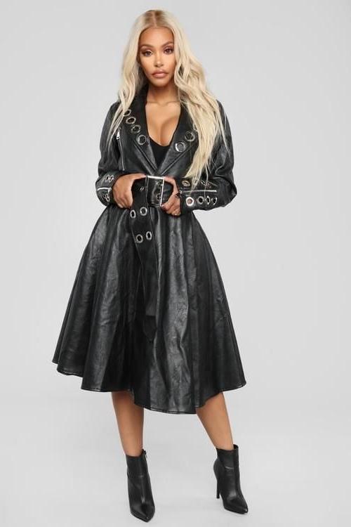 25P Black Leather Coat 5 - by Redbull18