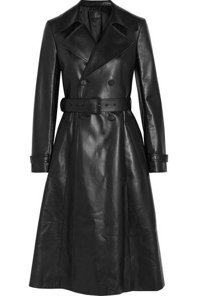 25P Black Leather Coat 5 - by Redbull18