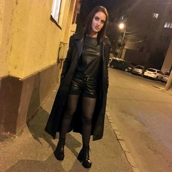 25P Black Leather Coat 5 - by Redbull18