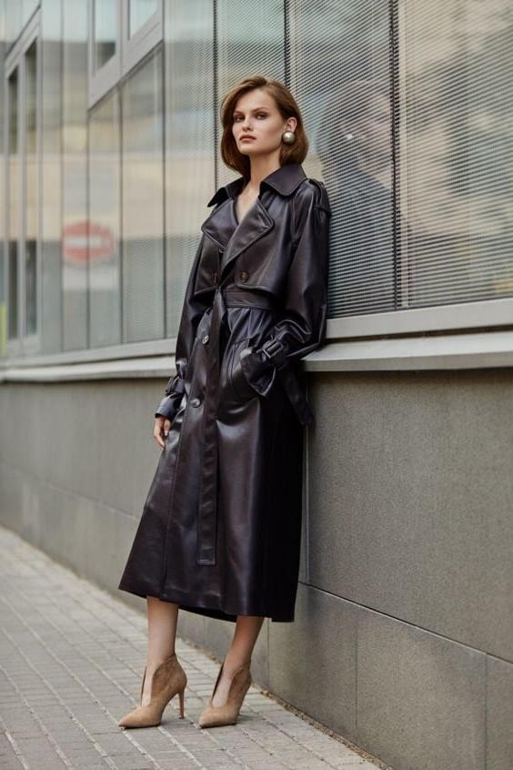 25P Black Leather Coat 5 - by Redbull18