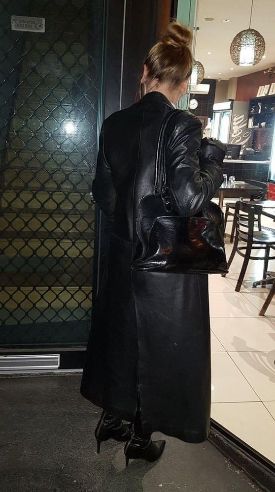 25P Black Leather Coat 5 - by Redbull18
