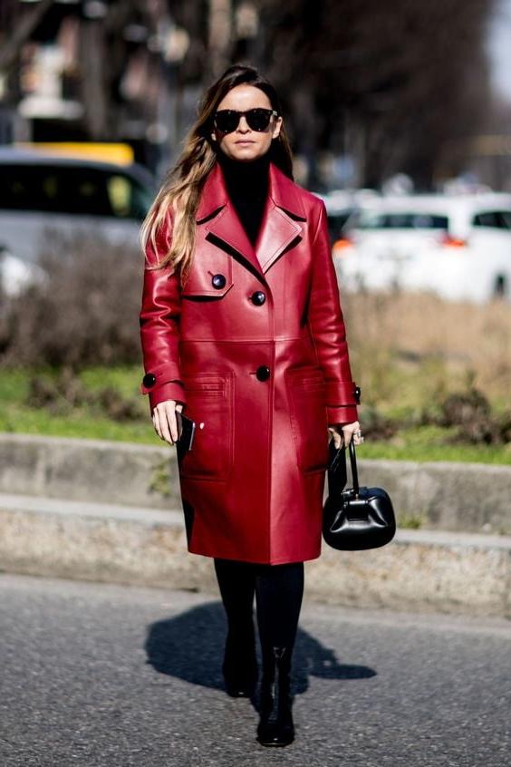 25P Red Leather Coat 4 - by RedBull18