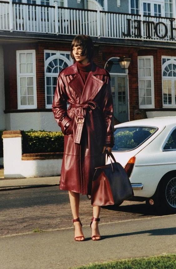 25P Red Leather Coat 4 - by RedBull18