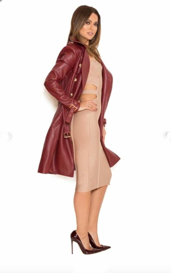 25P Red Leather Coat 4 - by RedBull18