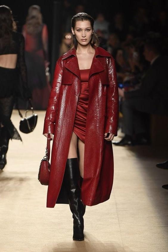 25P Red Leather Coat 4 - by RedBull18