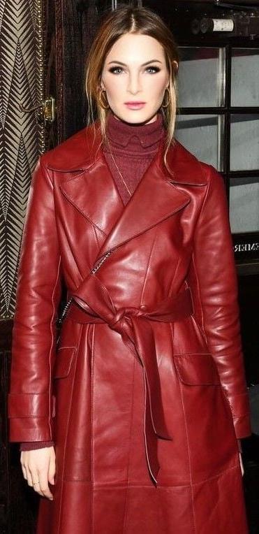 25P Red Leather Coat 4 - by RedBull18