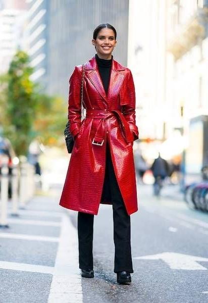 25P Red Leather Coat 4 - by RedBull18