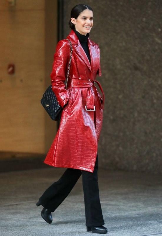 25P Red Leather Coat 4 - by RedBull18