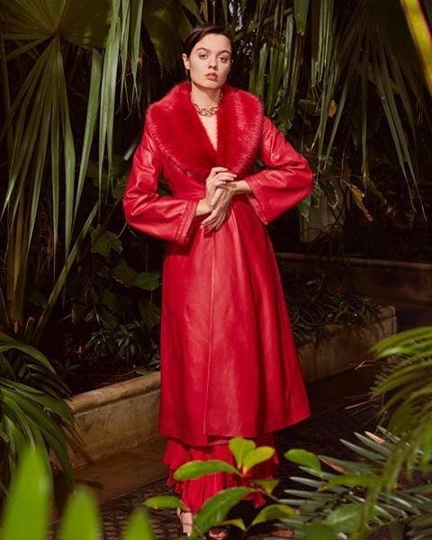 25P Red Leather Coat 4 - by RedBull18