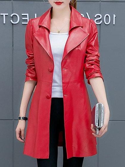 25P Red Leather Coat 4 - by RedBull18