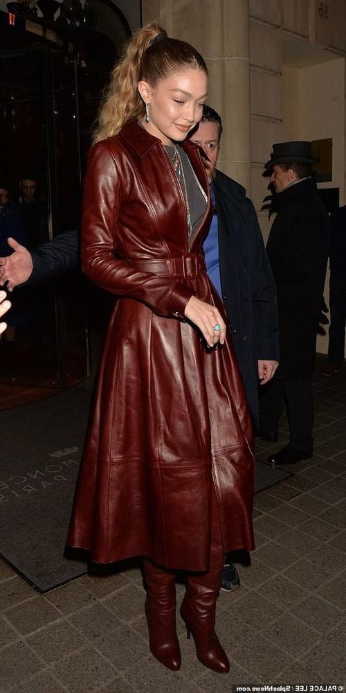 25P Red Leather Coat 4 - by RedBull18