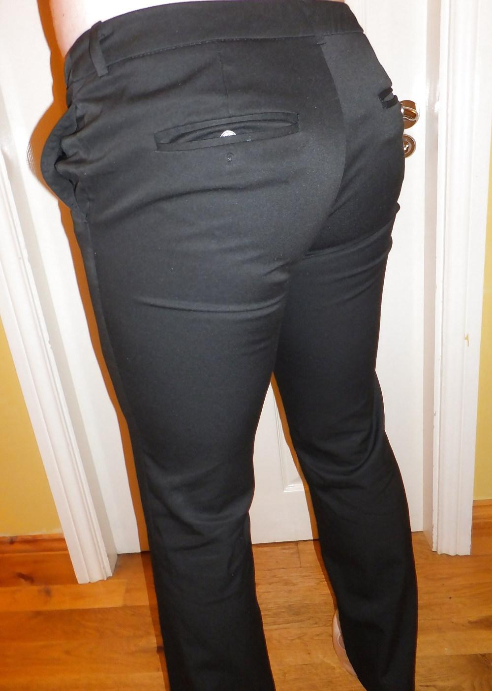 12P Me wearing my girlfriend's tight pants and high heels