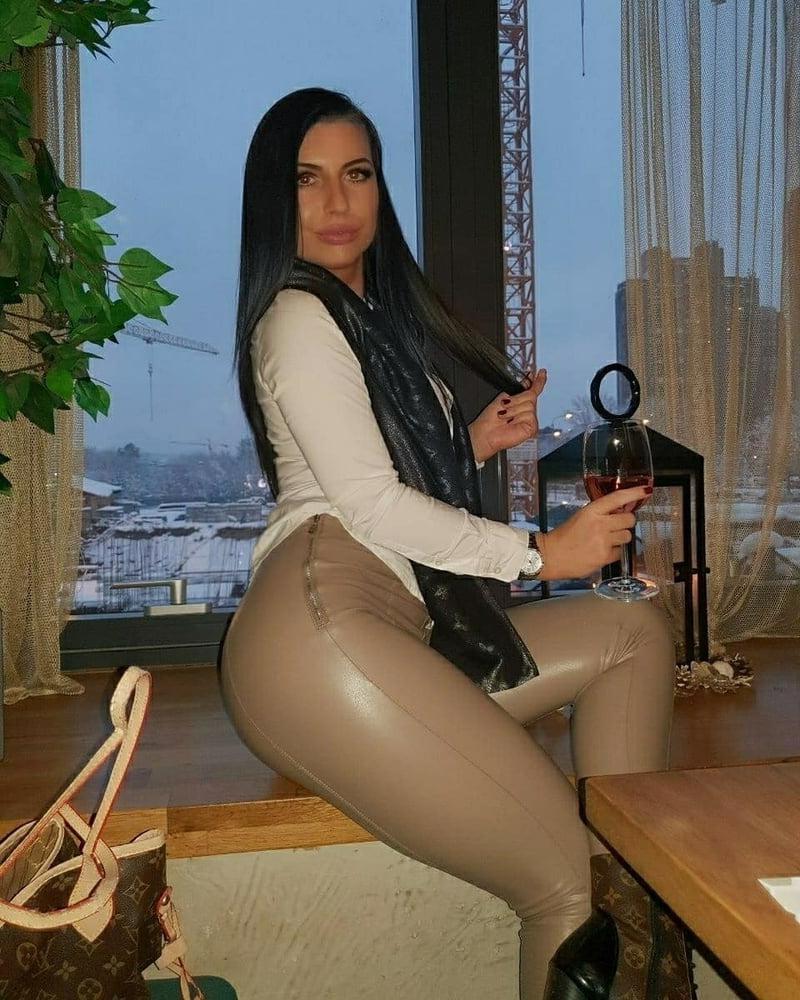 25P Brown Leather Pants 3 - by Redbull18