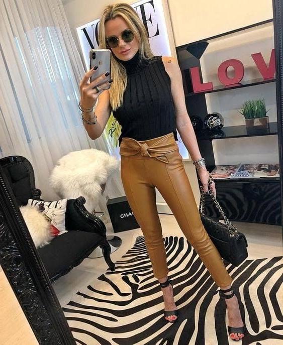 25P Brown Leather Pants 3 - by Redbull18