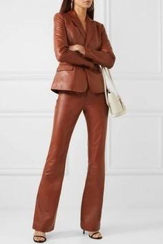 25P Brown Leather Pants 3 - by Redbull18