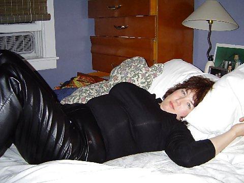 25P Leather slut