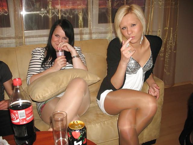 12P Party-Teenager in Nylon