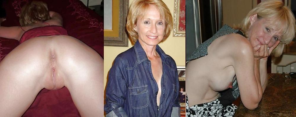 25P Mature milf dressed undressed 2