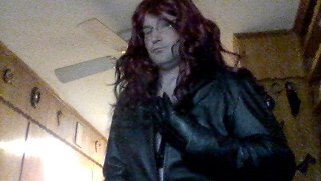 10P Leather and long wig with Misty 120s