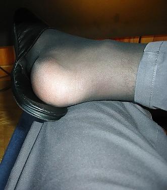 25P Nylon foot love