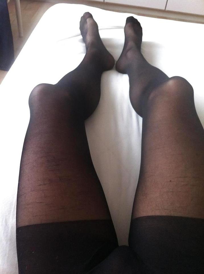 25P Nylon foot love
