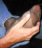 25P Nylon foot love