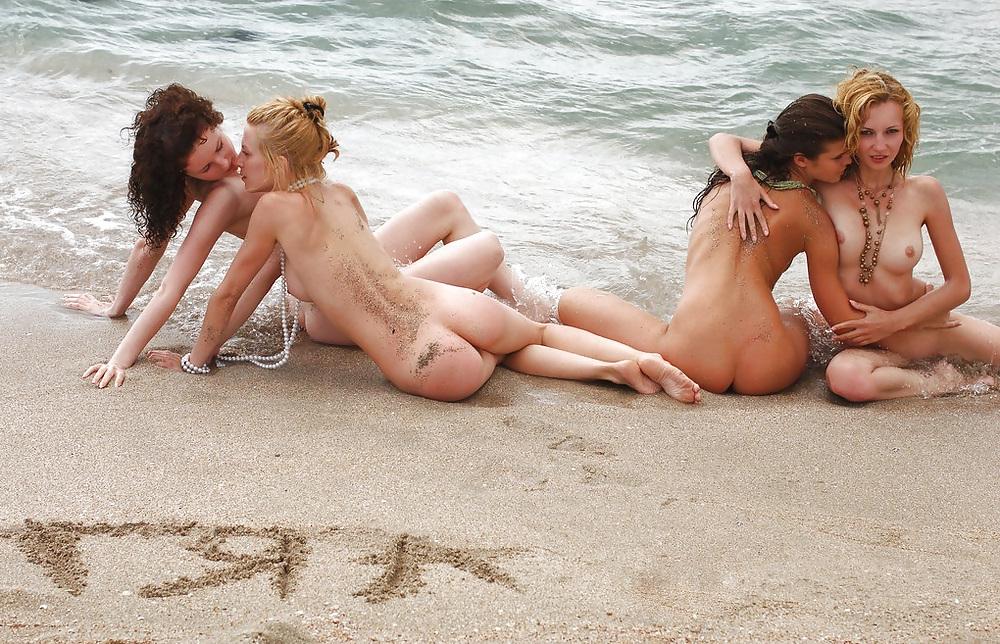 15P The Beauty of Beach Lesbians