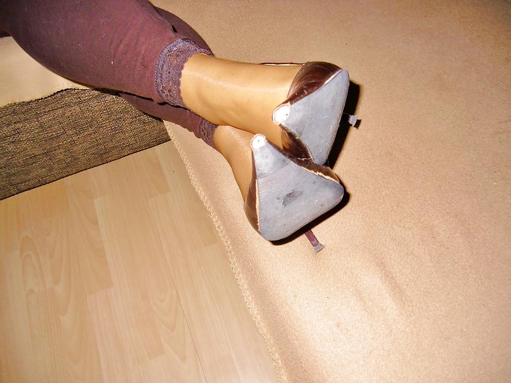 4P High Heels - Nurdie Nylons - Leggins