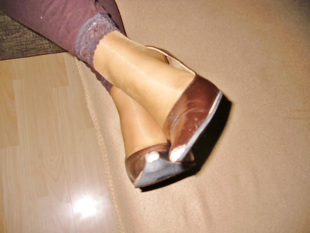 4P High Heels - Nurdie Nylons - Leggins