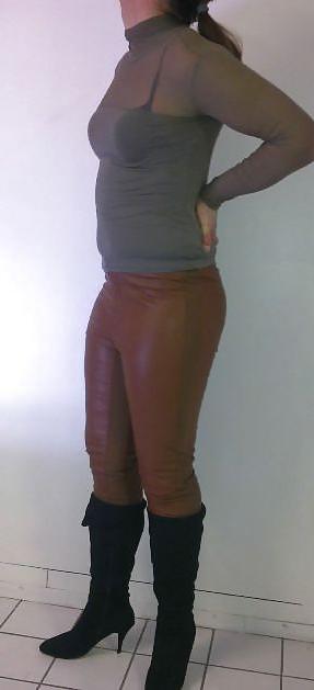 25P New leather pants cd tv me