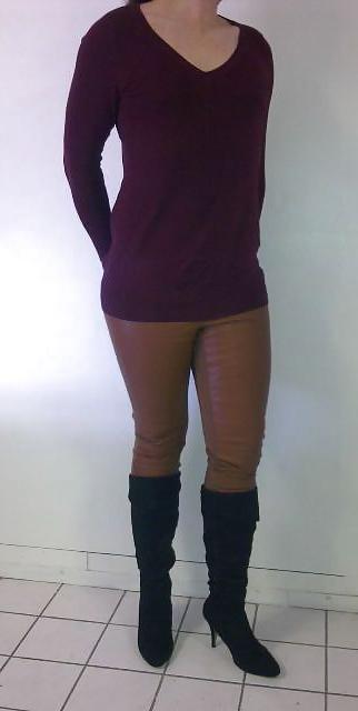 25P New leather pants cd tv me