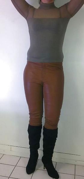 25P New leather pants cd tv me