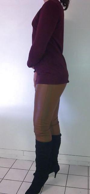 25P New leather pants cd tv me