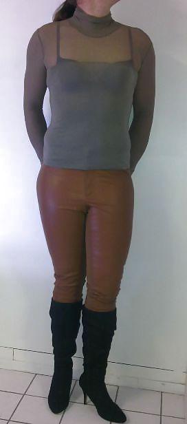 25P New leather pants cd tv me
