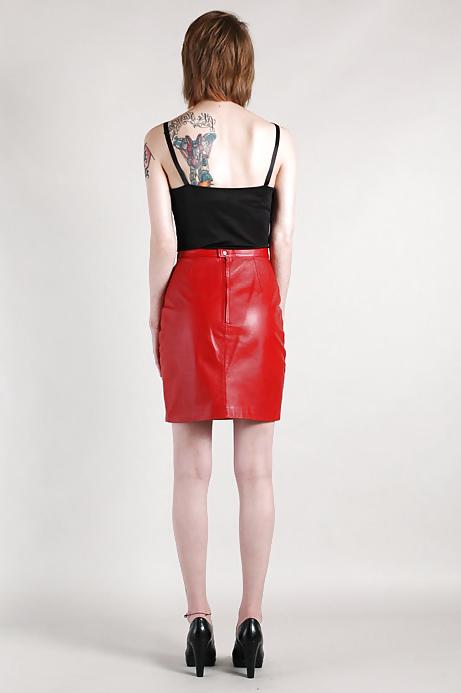 25P Leather Skirts
