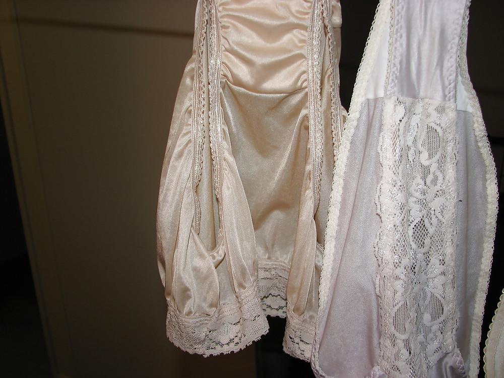 25P My Nylon Panty collection hagning to dry