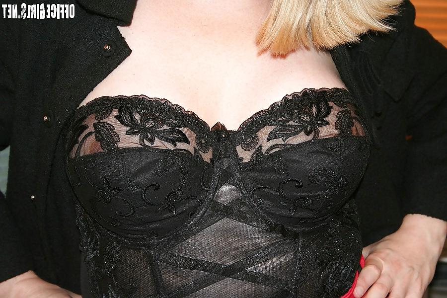 15P Natasha sexy office tease