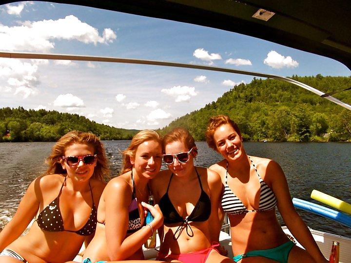 16P 18 on vacation or at the beach Bikini's