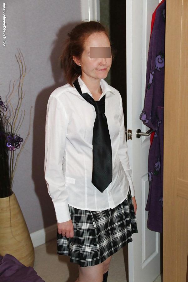 10P Naughty schoolgirl needs a spanking