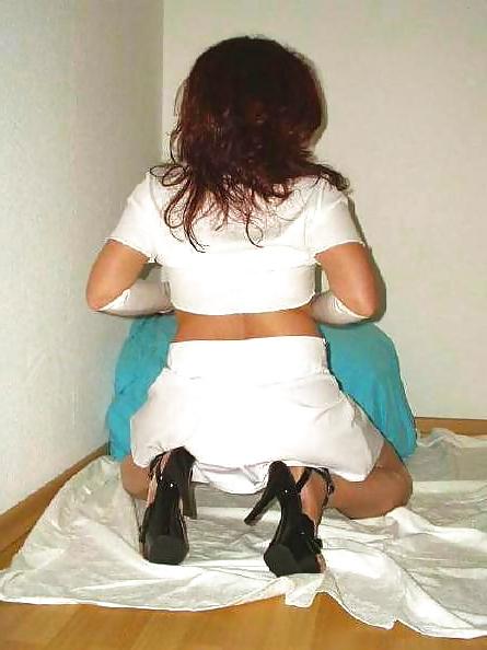 15P KEY - Shiny Pantyhose and Nylons on hot Legs 08