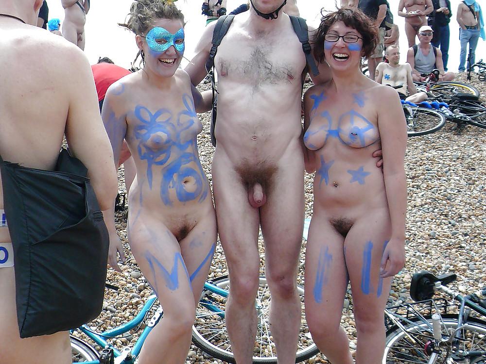 25P World naked bike ride!! x