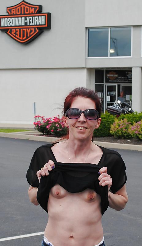 14P Flashing in a see-thru top
