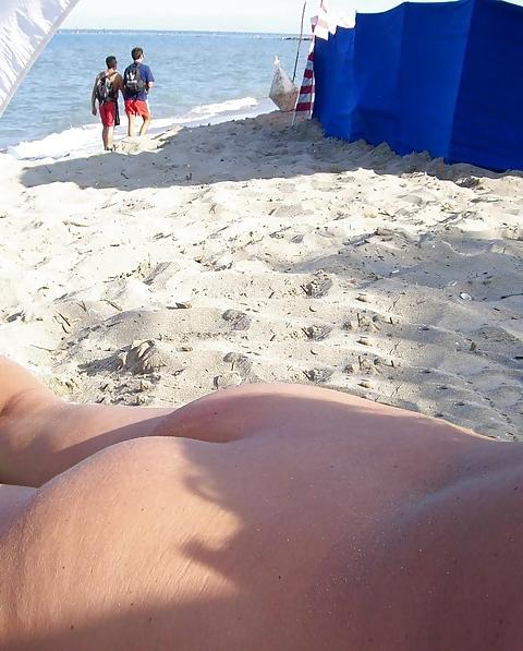 5P Nackt am öffentlichen Strand