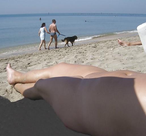 5P Nackt am öffentlichen Strand