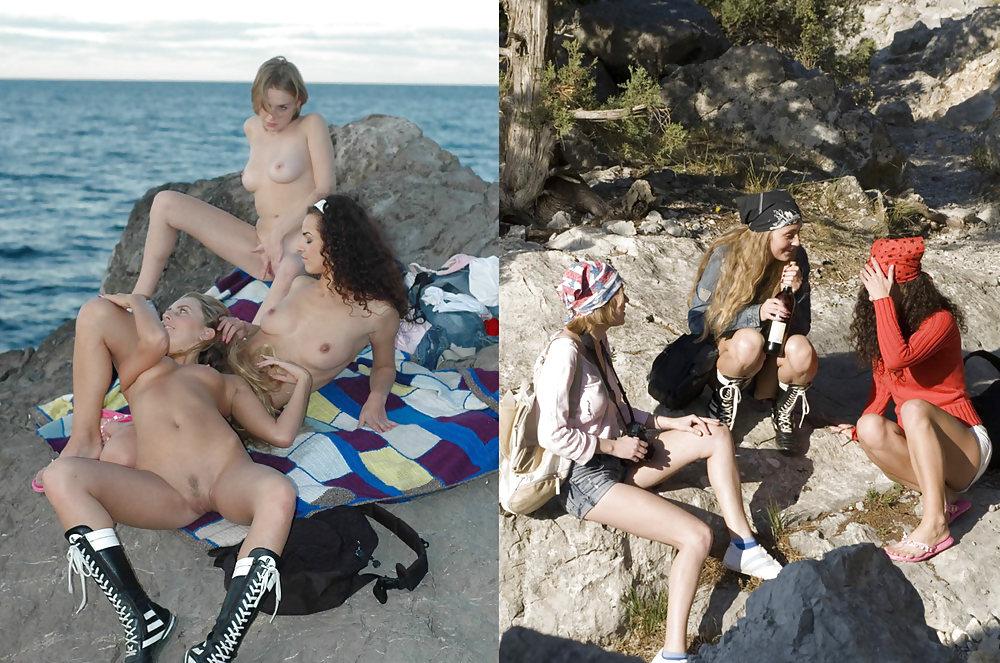 25P DRESSED & UNDRESSED: STUNNING TEENS & MILFS