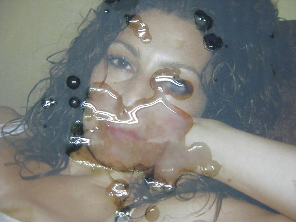 10P Gman Cum on Face of a Sexy woman
