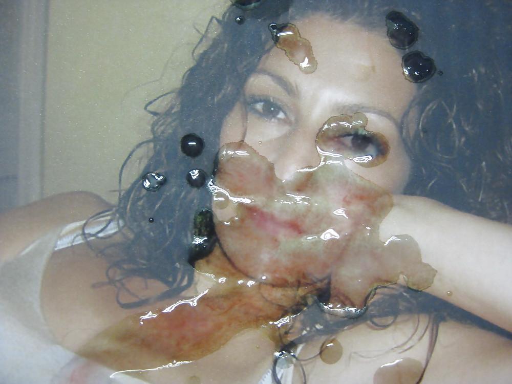 10P Gman Cum on Face of a Sexy woman