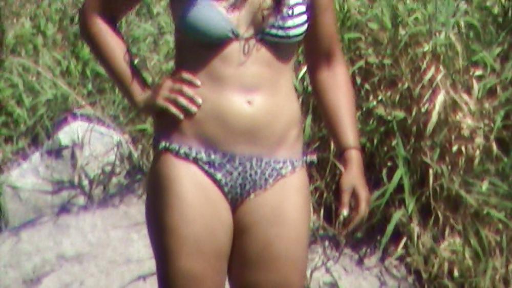 14P Nude beach sexy milf