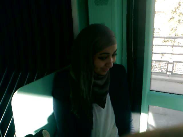 13P Flashing hijab muslim arab